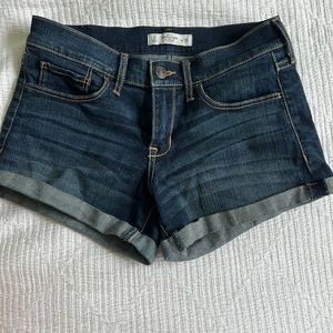 Abercrombie and Fitch blue denim shorts